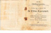 abends 8 Uhr: IV. Elite-Konzert. · 2018. 4. 16. · 20 Pfg. Philharmonie. Freitag, den 17. Februar 1905 abends 8 Uhr: IV. Elite-Konzert. Mitwirke n d e: Ottilie Metzger-Froitzheim