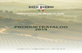 PRODUKTKATALOG 2019 - Don Bibbo...PRODUKTKATALOG 2019 donbibbo.com • info@donbibbo.com • 46 8 722 49 30 Välkommen till Made In Italy 2 Välkommen till Don Bibbos värld! Benvenuto,