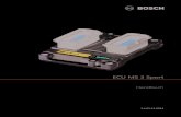 ECU MS 3 Sport · 2020. 2. 7. · Bosch Motorsport wurde für die Betriebssysteme Windows 2000 und Windows XP entwickelt, die Kompatibilität mit anderen Betriebssystemen wurde nicht