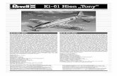 Ki-61 Hien„Tony”manuals.hobbico.com/rvl/80-3982.pdf · 2018. 7. 19. · war Takeo Doi, der von dem bekannten deutschen Konstrukteur Richard Vogt, seinem Vorgänger in dieser Funktion
