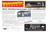 11 – November 2015 Die Kulturgarage ist eröffnet! › download...12 Wädenswiler Anzeiger 11-2015 grüninger & partner gmbh Werkstatt: Rütiwisstrasse 3 8820 Wädenswil Telefon