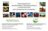 Erfahrungssätze für überbetriebliche Maschinenarbeiten im Rheinland … · 2020. 3. 25. · Erfahrungssätze für überbetriebliche Maschinenarbeiten im Rheinland 2018 - von Landwirten
