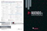 Nuendo 5 機能表 - Steinberg · 2010. 11. 22. · Nuendo 5 機能表 * （NEK ... OS：Mac OS X 10.5.8 / 10.6 CPU：Intel Core（ Intel Core Duo 以上を推奨） RAM：1 GB 以上