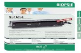 BIOPSIE - imgix...» Katalog-Version B04/2011 Die NEXTAGE-Biopsie-Pistole ist besonders leicht und ebenso leicht zu spannen und zu bedienen. Durch ihre zwei Auslöser erlaubt die NEXTAGE