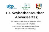 Lauterbach Kießling - 0800 Moderation Abwassertag 2016 · 2018. 6. 19. · • Vorlage einer Liste von zu überarbeitenden hEN. • Vorlage eines Konzeptes zur stärkeren Mitwirkung