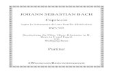 JOHANN SEBASTIAN BACH Capriccio · 2018. 5. 17. · JOHANN SEBASTIAN BACH Capriccio sopra la lontananza del suo fratello dilettissimo BWV 992 Bearbeitung für Flöte, Oboe, Klarinette