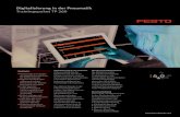 Digitalisierung in der Pneumatik - Festo€¦ · das TP201 Grundlagen der Elektropneumatik. Das TP260 ist mit Siemens S7-1200 Steuerung (Bestellnummer: 8107242) oder mit LOGO!-Steuerung