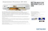 ExpressionPremiumXP-625...Epson Deutschland GmbH Otto-Hahn-Str. 4 D-40670 Meerbusch Info-Line: 02159 92 79 500 Telefax: +49 (0) 2159/538-3000 Epson in Österreich Info-Line: 01 253