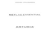 Manuel Utilisateur KeyLab Essentialdownloads.arturia.com/products/keylab-essential-49/...Essential est allumé, afin qu’il puisse être utilisé avec presque n’importe quelle pédale