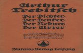 Digitalisiert von S. für Unglaublichkeiten.combild-news.net/Buecher-bis-1945-s-z/Trebitsch, Arthur... · 2018. 2. 19. · - 3 - Der Dichter Arthur Trebitsch. Von Rudolf Linke - Leipzig.