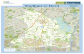 Stadtplan vom Stadtbezirk Nord (Stand 2017)...Mauritz-Fdhf. Große Flora Kleiner Münster Ost Dahlkamp Dahlkamp Fdhf. Fdhf. Jüd. Germania Stadtpark Friedens-park Wienburg Frohe Am