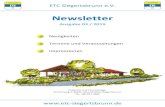 Newsletter - ETC-Siegertsbrunn...ETC Siegertsbrunn e.V. Neuigkeiten Das Sommerfest findet dieses Jahr am Samstag, den 20. Juli statt. Direkt im Anschluss an die Finals der Einzel-Clubmeisterschaften