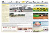 Ronsdorfer Wochenschau . rons · PDF file TRIPADA - Akademie für Gesundheit und Yoga Tel.: 0202 -9798540 Tel.: 0202 -9798540 FÖRDER UNG DURCH DIE GESETZLI-CHEN KRANKENKAS-SEN! BIS