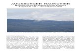 AUGSBURGER RADKURIER · 2020. 12. 31. · AUGSBURGER RADKURIER Mitgliederzeitung der Radsportfreunde Augsburg Ausgabe Nr. 127 – Januar / Februar 2021 Der Mont Ventoux: Schneebedeckt