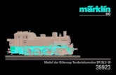 Modell der Güterzug-Tenderlokomotive BR 92.5-10 39923 · 2019. 10. 17. · Modell der Güterzug-Tenderlokomotive BR 92.5-10 39923. 2 Inhaltsverzeichnis Seite Sicherheitshinweise