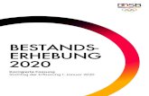 BESTANDS ERHEBUNG 2020 - DOSB · BESTANDS ERHEBUNG 2020 Korrigierte Fassung Stichtag der Erfassung 1. Januar 2020