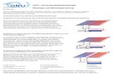 OKU - Schwimmbadsolaranlagen Montage und Betriebsanleitung · 2019. 4. 4. · Betriebsdruck bis max. 1,2 bar bei 40° C zulässige Schneebelastung bis 400 kg / m ... tightener innox