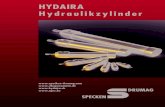 040041 Hydraulik 1-13 - Specken Drumag · 2016. 6. 27. · HB Winkelfuß vorn (für kurze Hübe) HB2 Zwei Winkelfüße. 10 100 bar Universalzylinder Kolben Ø 10-100 mm Hublängen