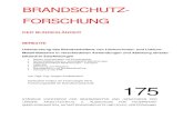 BRANDSCHUTZ- FORSCHUNG - KIT Ber. Nr. 175...FA. Nr. 220 (1/2012) und 224(1/2013) auftraggebende Institution: Ständige Konferenz der Innenminister und senatoren der Lä– n-der, Arbeitskreis