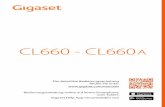 CL660 - CL660 - Gigaset...2018/12/01  · Basis Gigaset Box 100 Gigaset CL660-CL660A / LUG_NF AT-DE-LU de / A31008-M2804-B101-1-19 / starting_100-200A-Kombi_NF.fm / 1/9/19 10 Basis