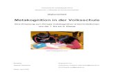 Metakognition in der Volksschule - computerscience.chbriner.computerscience.ch/metakognition/Metakognition.pdfmetakognitive Aspekte in den Unterricht einfliessen zu lassen. Die verwendete