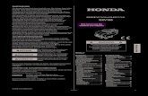 BEDIENUNGSANLEITUNG GXV160 - American Honda Motor … · 2013. 6. 18. · Honda-Werkstatthandbuch. (4) Die Betriebsstunden bei Industrieanwendungen schriftlich festhalten, um die