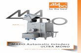 17979-079 MADO Automatenwölfe ULTRA MONO 6S Englisch -WEB · 2019. 4. 18. · room head, Z - arm and chopping paddle. The mixing intervals can thus be optionally con - figured and