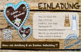 EINLADUNG · 2020. 9. 17. · EINLADUNG Time | 18:00 Uhr Location | Casa Isopp (Perlengasse 29) Dresscode | Dirndl & Lederhos’n BBQ | All you can eat & drink Please confirm in facebook