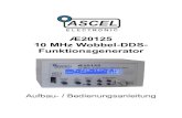 Æ20125 10 MHz Wobbel-DDS- Funktionsgeneratorascel.de/download/ae20125/ae20125_manual_rev_3_1_de.pdf · 2015. 5. 5. · (FSK) und Phasenmodulation (PSK) mit interner oder externer