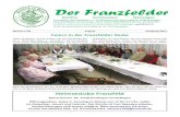 Der Franzfelder · 2018. 1. 3. · Familie in Franzfeld wohnt und Sohn des Kacarvo – e Koordinators des Franzfelder Vereins ist, dankenswerter-weise direkt vor dem Hostel abge-holt.