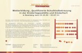 Weiterbildung „Qualifizierte Schulkindbetreuung in der … · 2020. 5. 12. · Margit Theimer – Kindheitspädagogin, Leiterin einer Mittagsbetreuung Thomas Wattenbach - Dipl.