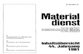 Materialdienst Register 1981 - Ev. Zentralstelle für ......[TgS» l Inhattsübersicht 44. Jahrgang 1981 A. Hauptartikel (im Blickpunkt) und Dokumentation Heft 1: Auf Bewährung ausgesetzt?
