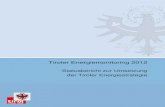 Statusbericht zur Umsetzung der Tiroler Energiestrategie€¦ · Zur Darstellung der Energie-, Geld- und Informationsflüsse wurde die Software e!sankey der Firma ifu Hamburg in der