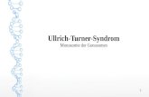 Ullrich-Turner-Syndrom - Quirinus Gymnasium · 2019. 12. 10. · Ullrich-Turner-Syndrom Monosomie der Gonosomen. 2 Allgemeines Henry Turner (1892-1970)