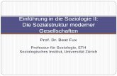 Einführung in die Soziologie II: Die Sozialstruktur moderner Gesellschaften …ffffffff-859b-aef3-0000-000053a2... · 2016. 9. 8. · Test. 2. Fux: Einführung in die Soziologie