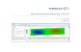 Beuluntersuchung - Frilo · 2020. 3. 18. · PLII+ ist ein Berechnungsprogramm zum Nachweis unausgesteifter und ausgesteifter, rechteckiger Platten mit benutzerdefinierten Randeinwirkungen.