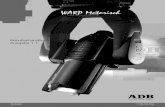 WARP Motorisch - ADB Stagelight · 2018. 3. 30. · Vorwort Benutzerhandbuch - Seite 4 Ausgabe 1.1 Vorwort Version 1.1 - Benutzerhandbuchs für WARP/M. Sämtliche Versionen können
