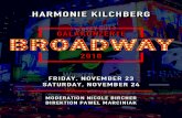 HARMONIE KILCHBERGfrom „ Fiddler on the Roof“ Jerry Bock, arr. Ira Hearshen. SOMEWHERE/MARIA - from „West Side Story“ ...