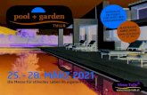 pool + garden - Messe Tulln ... 10.000 m² „Pool & Wellness“ – der beliebte „Kern-Bereich“ der Messe wird auch 2021 wieder beeindrucken. • 48.000 Besucher auf der pool