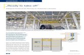 „Ready to take off“ - Technische Logistik · 2019. 3. 28. · Stahl Talhas einen Einträgerbrückenkran mit zehn Tonnen Tragfähigkeit für den Transport von Turbinenteilen und