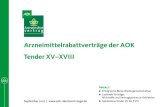 Arzneimittelrabattverträge der AOK Tender XV–XVIIIaok-bv.de/imperia/md/aokbv/hintergrund/dossier/arzneimit... · 2017. 9. 1. · 2 Erfolgreiche Bieter/Bietergemeinschaften (Tender