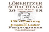 Die umseitige Federzeichnung des Weltmeisters Dr. Emanuel Lasker · 2018. 6. 13. · Emanuel Lasker trug 27 Jahre den Titel des Weltmeisters, so lange wie kein anderer. Sein Credo