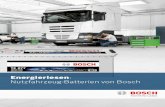 Energieriesen Nutzfahrzeug-Batterien von Bosch · 2020. 8. 5. · Perfekte Energie für jedes Nutzfahrzeug: Batterien von Bosch im Überblick 2 Viele elektrische Verbraucher, lange