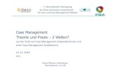 Case Management Theorie und Praxis –2 Welten?oegcc.at/wp-content/uploads/2014/05/Poetscher.pdfCase Management Theorie und Praxis –2 Welten? aus der Sicht von Case Management Anwender/innen