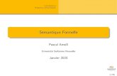 Semantique Formelle - Paris Diderot Universityamsili/Ens20/pdf/sld_l6fl001_01.pdfSemantique Formelle Pascal Amsili Université Sorbonne Nouvelle Janvier 2020 1/62. Introduction Relations