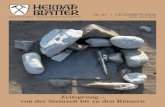 Zeitsprung – von der Steinzeit bis zu den Römern...durch Dieter Schäfer im Sommer 1996 auf einer Fläche von 6 m², sie ergab über 500 Artefakte – darunter eine Sauveterre-Spitze,