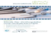 PORTRAIT Klinik für Orthopädie und Unfallchirurgie · 2020. 3. 10. · doprothesenzentrum das gesamte Spektrum der Primär- und Revisionsendoprothetik von Knie- und Hüftgelenk