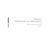 Wintersemester 2013/14 Teil 4 - mathe.stevenkoehler.demathe.stevenkoehler.de/wp-content/files/ws2013_14/... · Im allgemeinen Sinn versteht man in der linearen Algebra unter einem