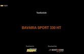 BAVARIA SPORT 330 HT - Boot24.comfunktionalen SmartCraft-Anzeigen von MerCruiser ein Garmin GPS Map 7408 und die Bedienelemente für Bugstrahl-ruder und Sound-Anlage im Armaturen-brett
