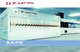 SAFE - Kanya · 2019. 5. 2. · 3 KANYA SAFE ist eine modular aufge baute Systemlösung für Sicherheits türen und Schutzeinhausungen. Mit den flexibel einzusetzenden Modulen und